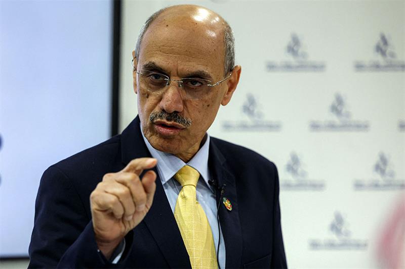 Muhammad Sulaiman al-Jasser, chairman of the Islamic Development Bank (IsDB) Group, speaks during a 