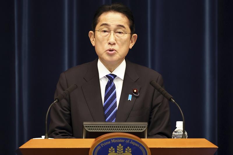 Japanese Prime Minister Fumio Kishida