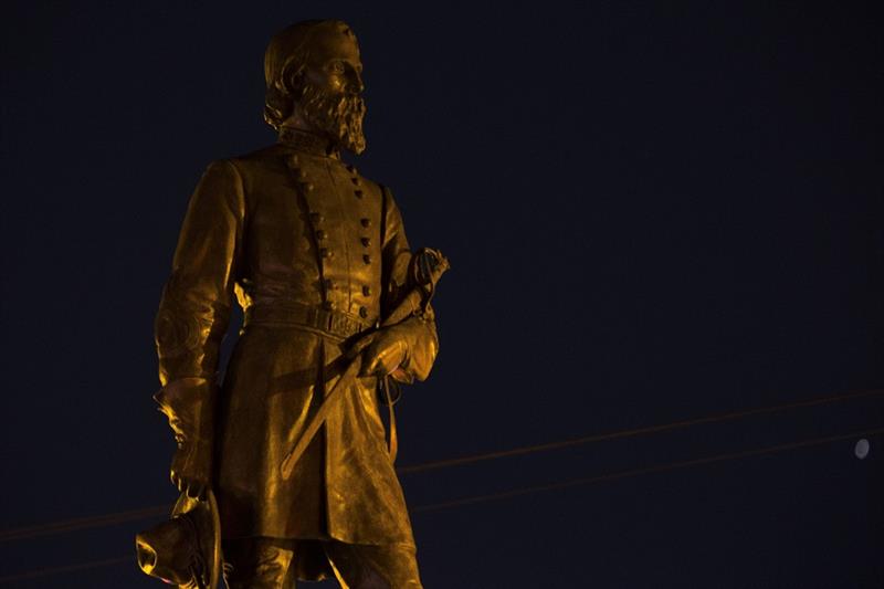 The statue of Confederate Lieutenant Genera A. P. Hill, Richmond 