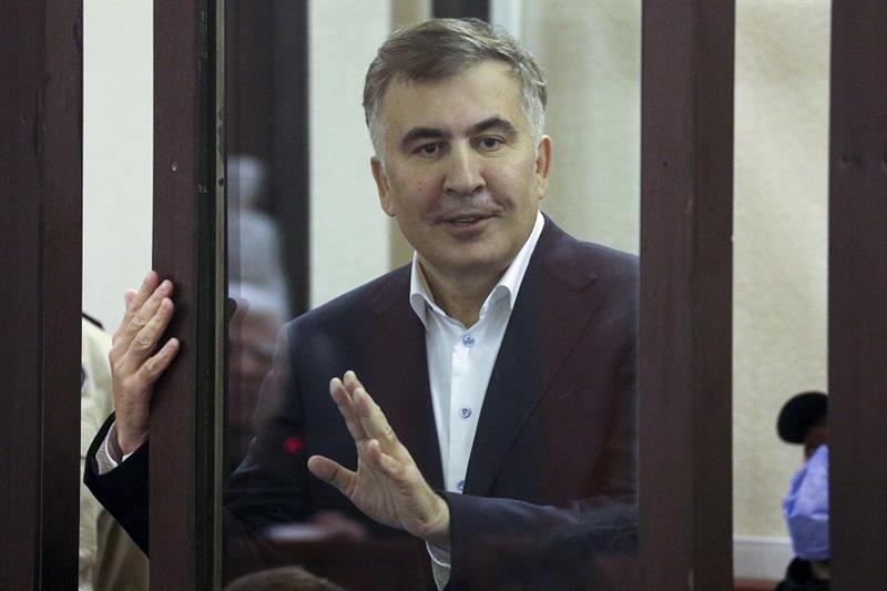 Former Georgian President Mikheil Saakashvili