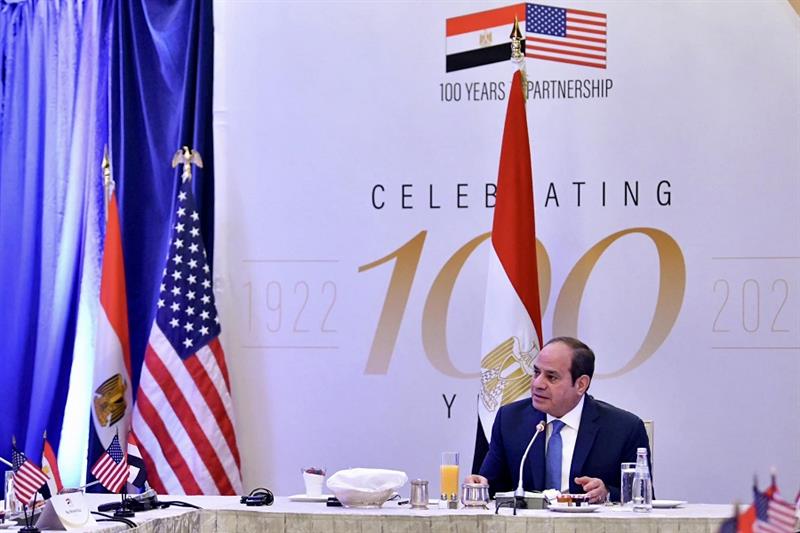 Sisi with US lawmakers
