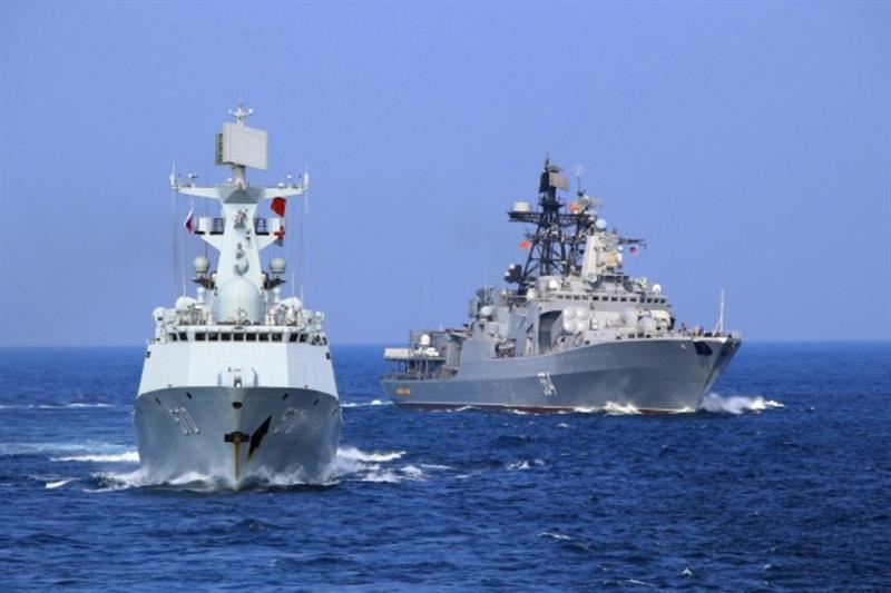 China-Russia Naval drills