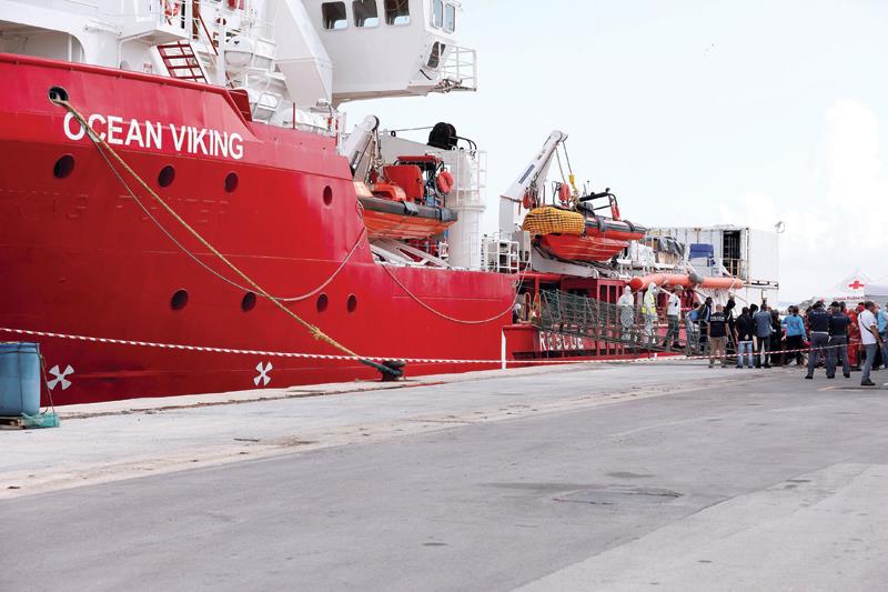 Ocean Viking humanitarian ship