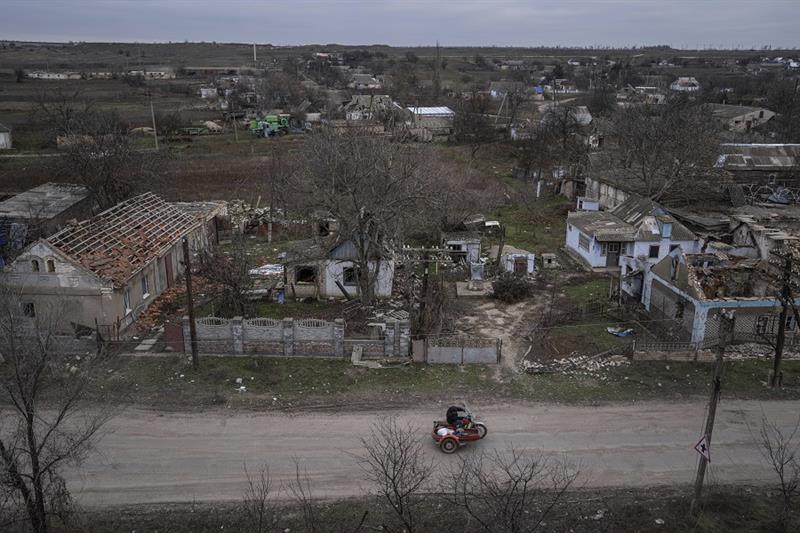 Destroyed Ukrainian Village 