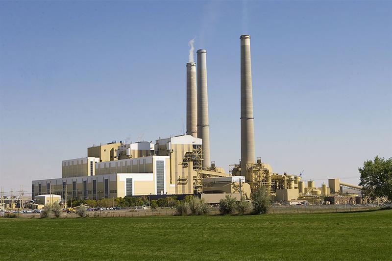 FILE -This Sept. 28, 2010, file photo shows the coal-fired Hunter 2 power plant in Castle Dale, Utah