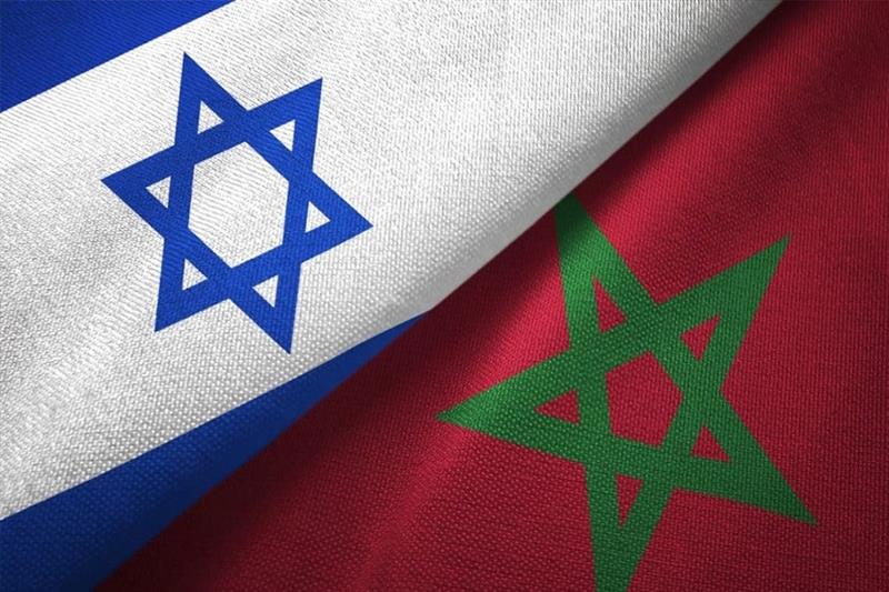 Israel and Morocco flags