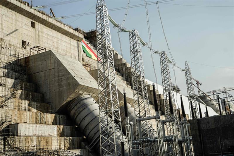 The site of the Grand Ethiopian Renaissance Dam (GERD) in Guba, Ethiopia.  (Photo: AFP)