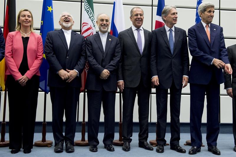 Group picture after Nuclear deal, 2015 