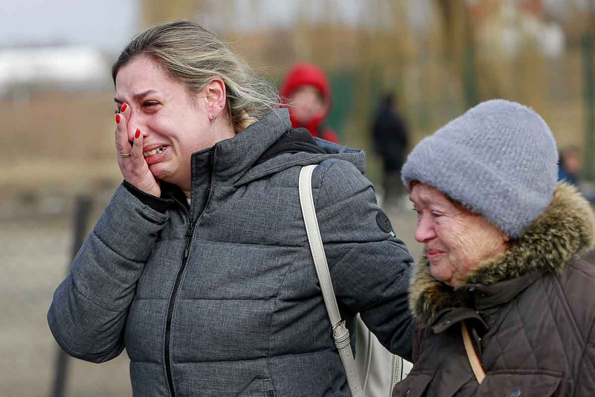 PHOTO GALLERY: Ukrainians turned refugees as Russian assault intensifies