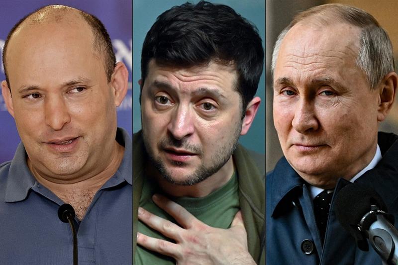  Bennett, Zelensky and Putin 