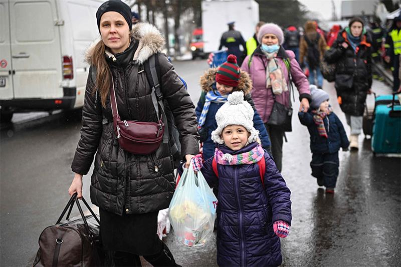 Ukraine refugees 
