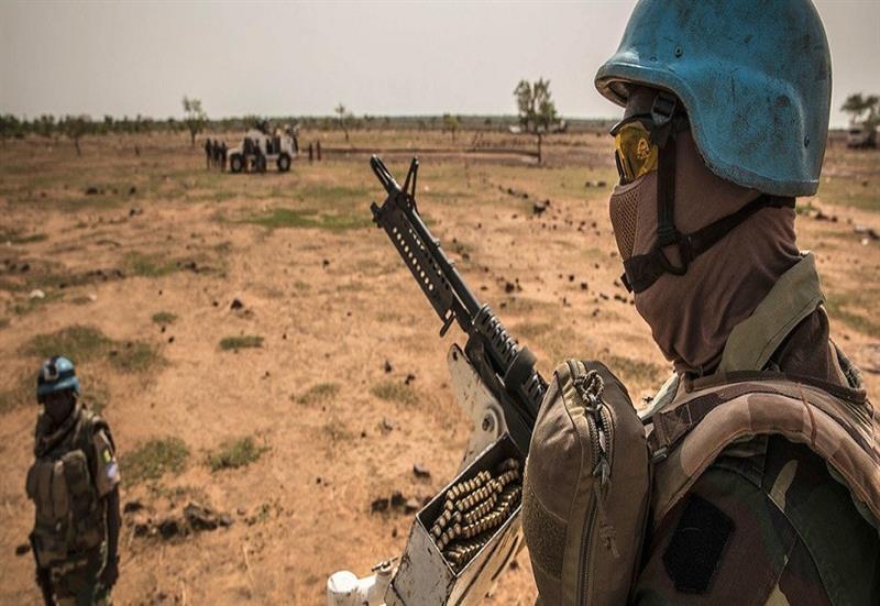 UN peacekeepers patrol the Mopti region in central Mali.