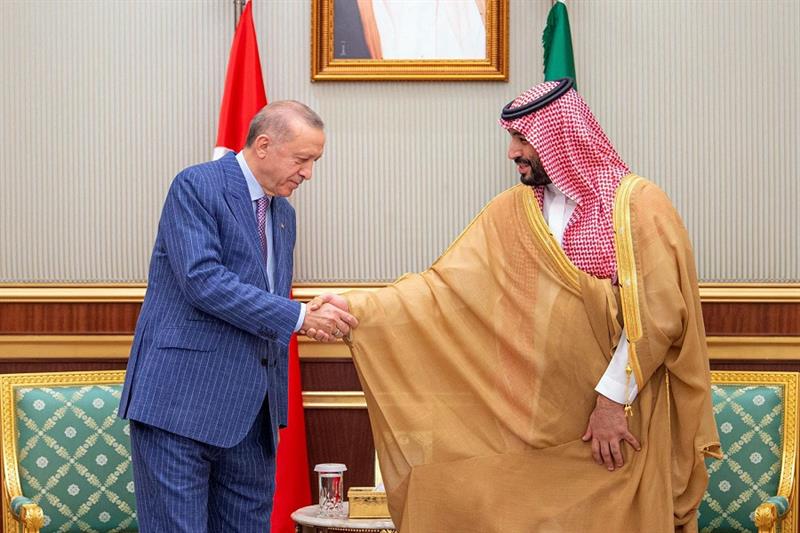 Erdogan   Mohammed bin Salman