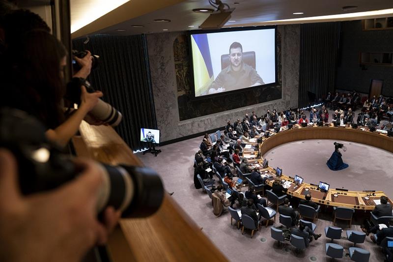 Volodymyr Zelenskyy at UN Security Council
