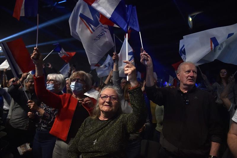 French presidential supporters 