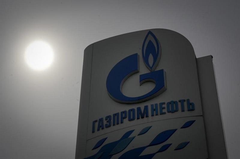 Gazprom s logo 