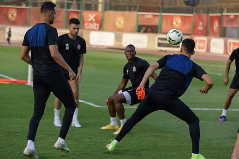Ahly in training
