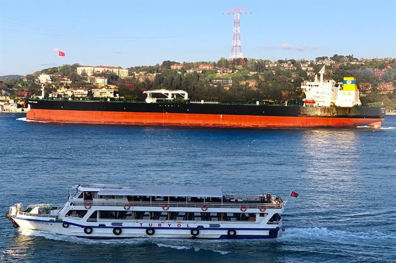 Greek-flagged oil tanker