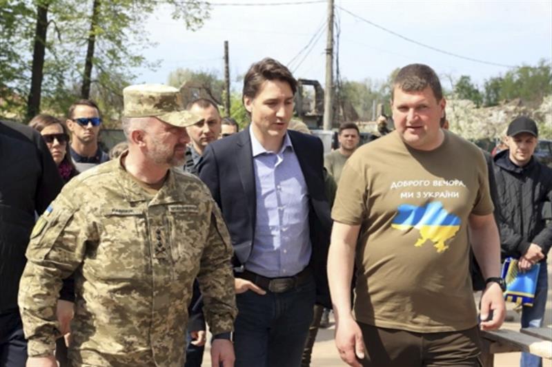  Canadian Prime Minister Justin Trudeau in Ukraine 