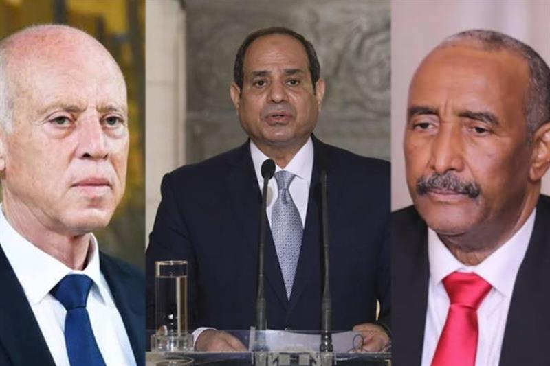 Tunisia, Sudan, Egypt