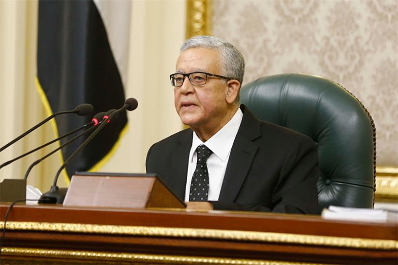 Egypt s parliamentary speaker Hanafy El-Gebaly 