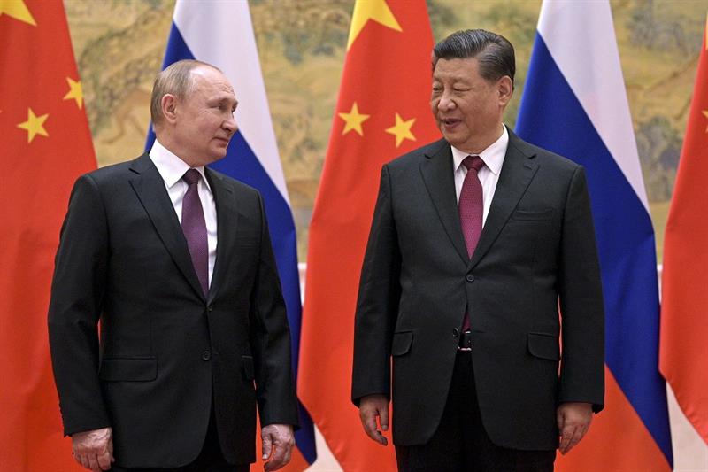 Russian leader Vladimir Putin and Chinese President Xi Jinping