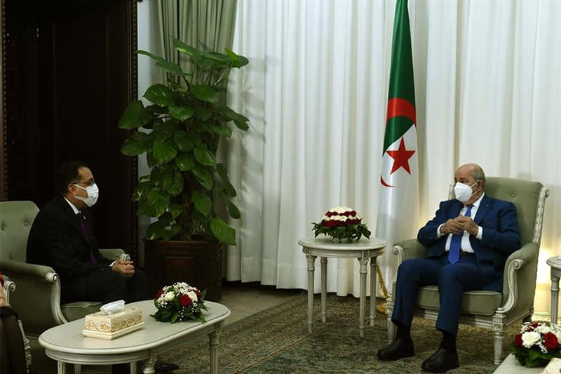 Algerian president, Egyptian PM
