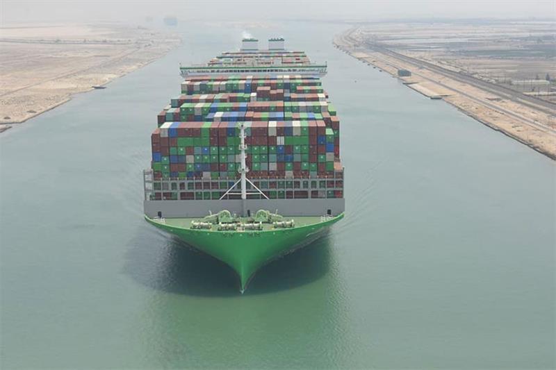 World largest container vessel Ever Art