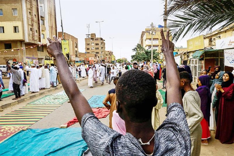 Sudanese protesters