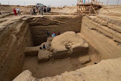 Tomb of Egyptian commander of foreign soldiers in Abusir sheds light on 'globalisation' in ancient world