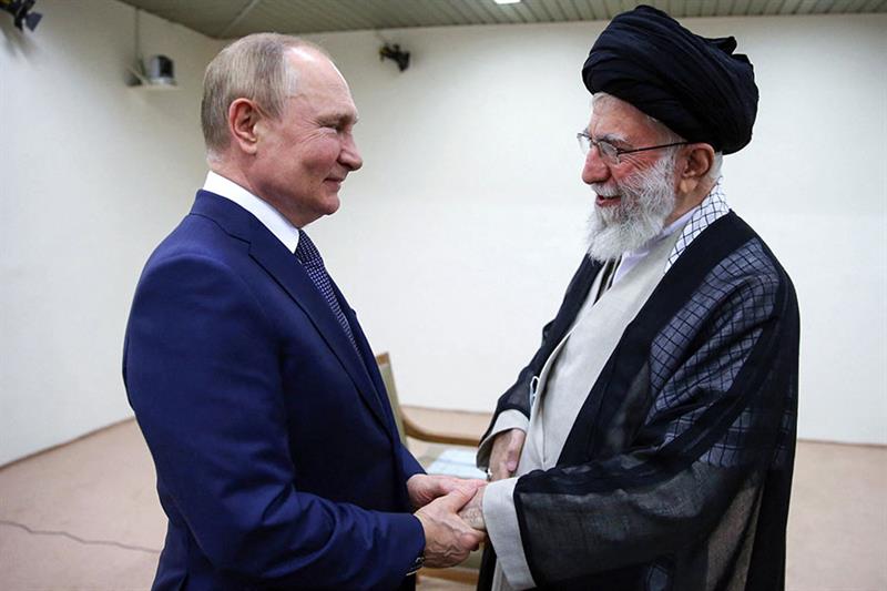 President Vladimir Putin   Ayatollah Ali Khamenei