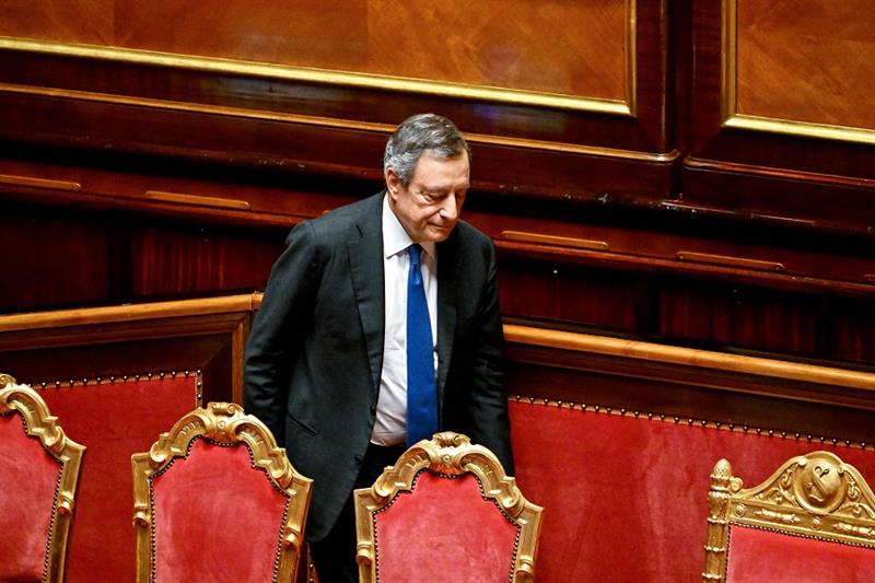 Mario Draghi parliament 