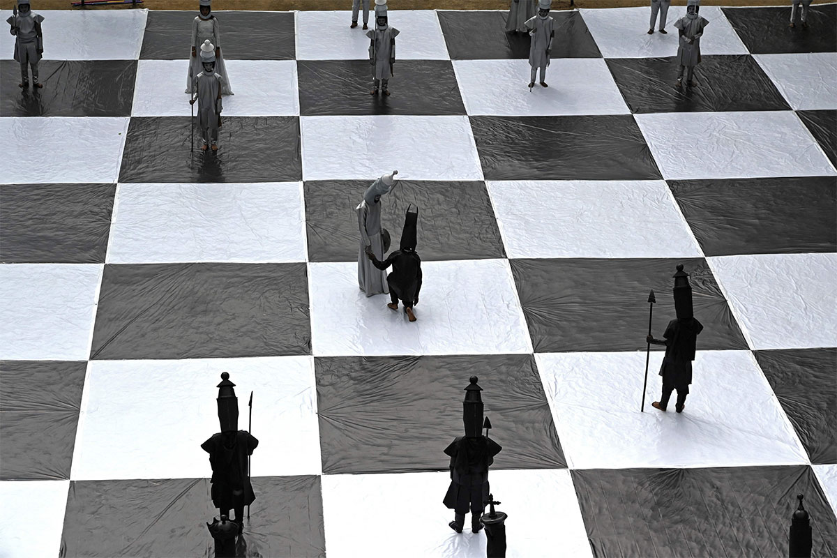 IN PICS: Children Dressed As Chess Pieces Ahead Of 44th Chess Olympiad In  Chess