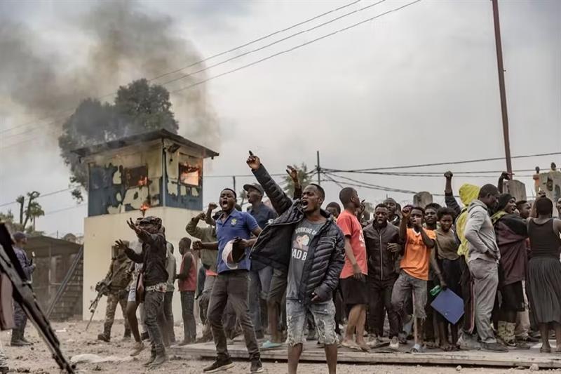 Congolese in Goma protest
