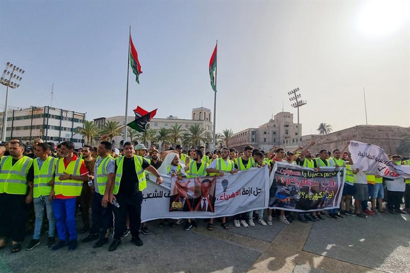 Protests across Libya