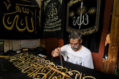 In Photos: An Egyptian family keeps alive tradition behind hajj centrepiece