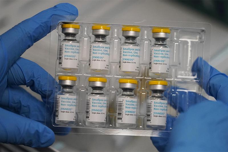 FILE - Monkeypox vaccines are shown at the Salt Lake County Health Department Thursday, July 28, 202