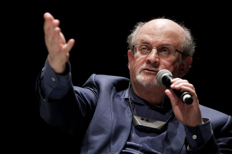 British writer Salman Rushdie