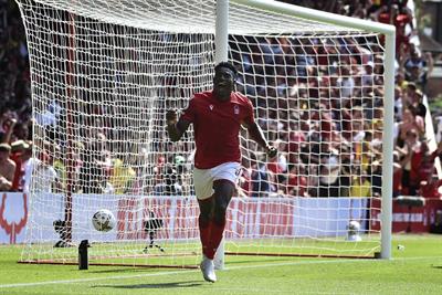 Nigeria's Awoniyi gives Notthingam Forest 1st home win in Premier League in 23 years