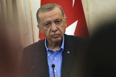 Erdogan says Turkey not looking to take Syrian territory