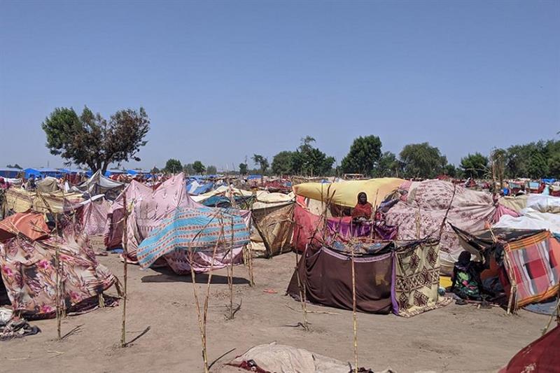Displacement site in N Djamena