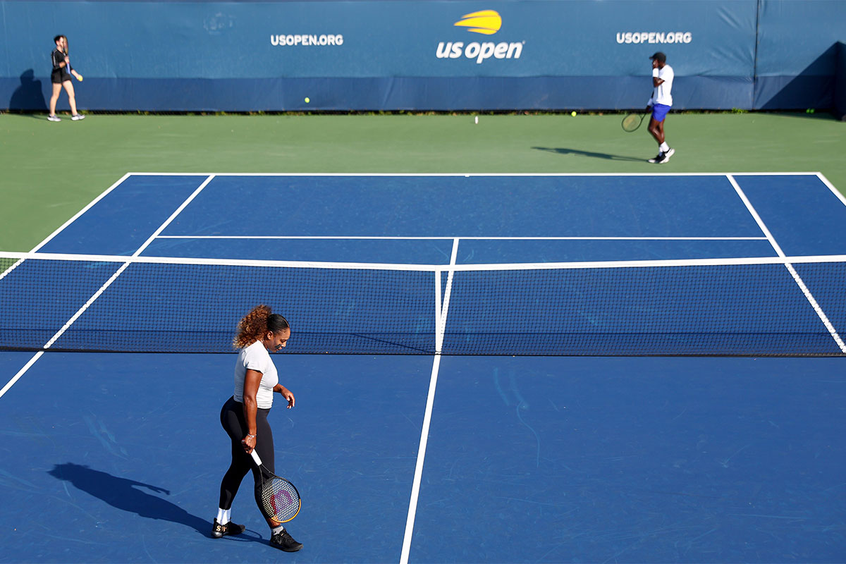 PHOTO GALLERY Serena Williams practices for a farewell US Open! - Multimedia