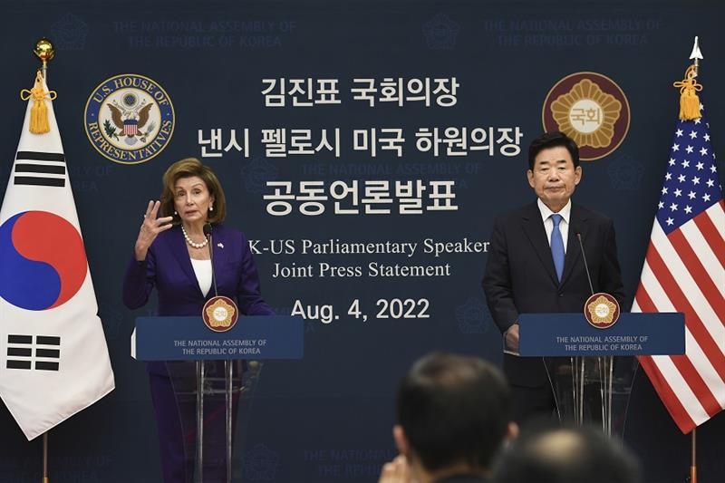 U.S. House Speaker Nancy Pelosi in Seoul, South Korea 