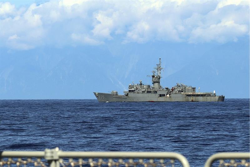 Taiwanese naval frigate Lan Yang
