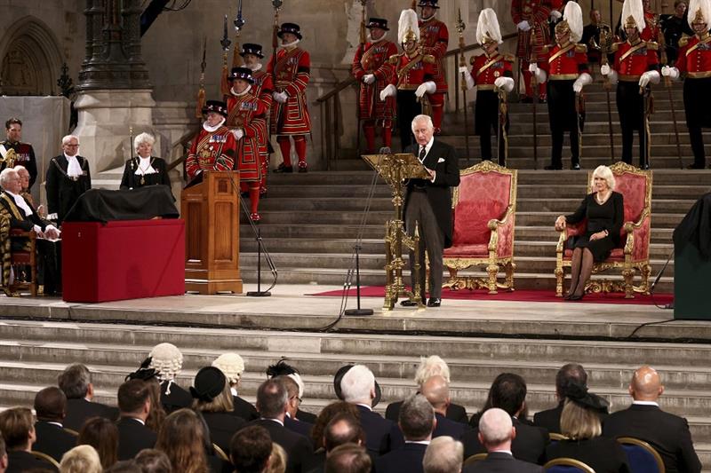 King Charles III -- Parliament speech