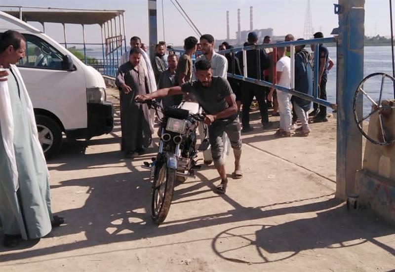 A ferry accident on the Nile River caused several people to fall in the river Friday in Beni Suef. A