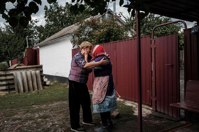 Ukraine families reunite