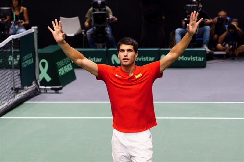 Tenis: Algaraz lleva a España a los octavos de final de la Copa Davis – Omni Sports – Deportes