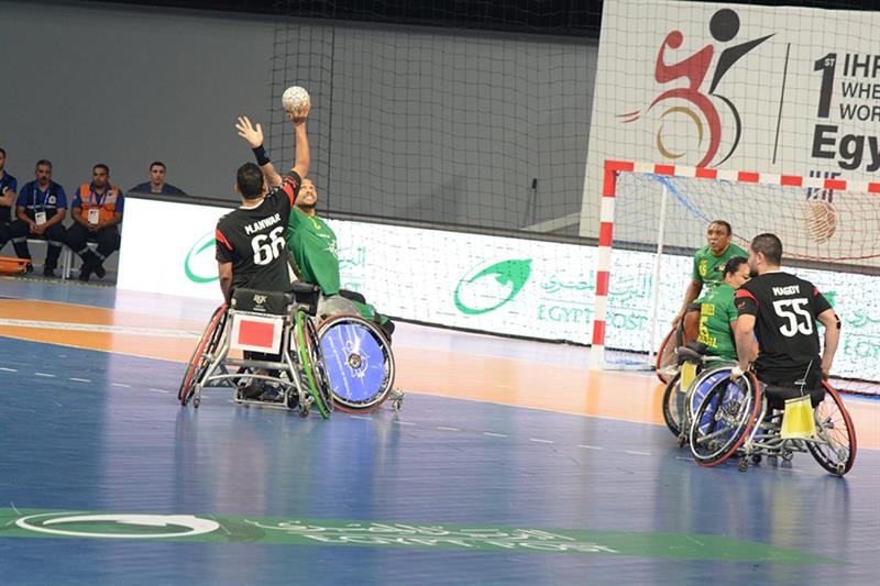 Egypt s wheelchair handball team