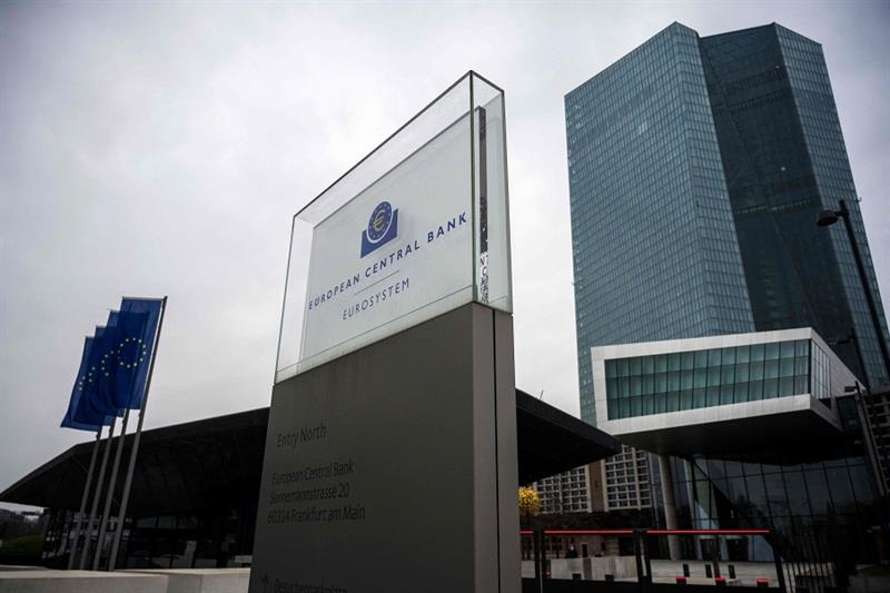 The headquarters of the Europen Central Bank (ECB) in Frankfurt am Main, Germany 